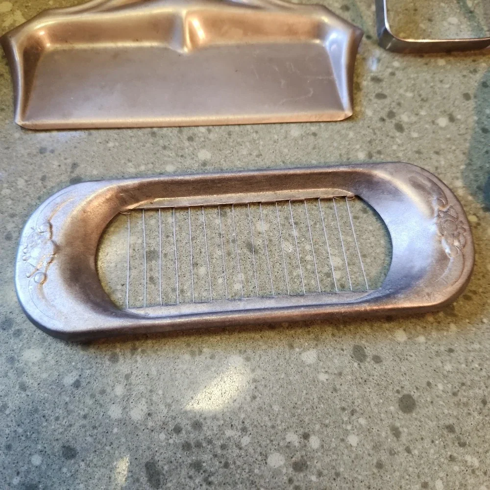 VTG MCM Stainless Steel Kitchen Gadgets Lot of 4, Butter Biscuit Cutter Slicers